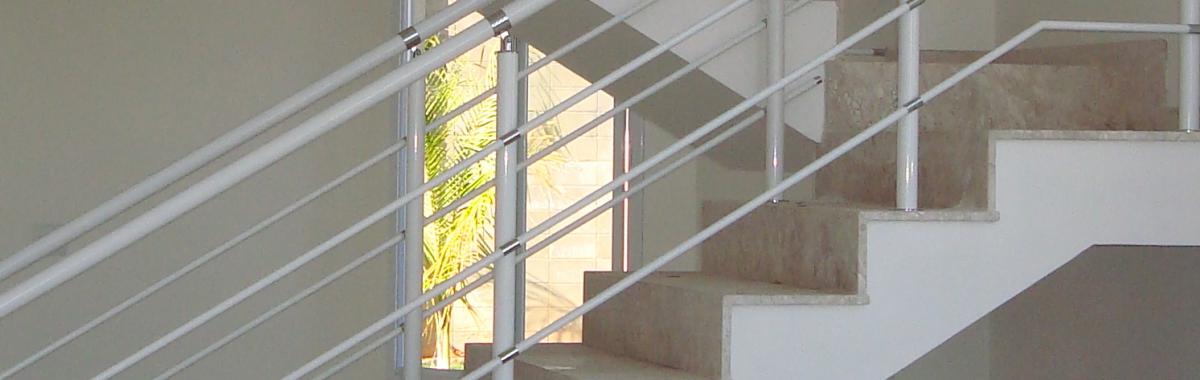 Corrimão de Vidro Externo Corrimão de Vidro Externo